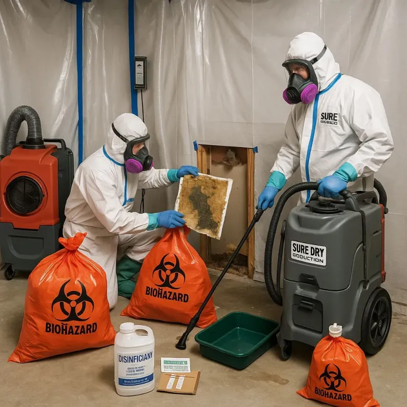 Contaminated Water Handling Protocols process in Pierz, MN